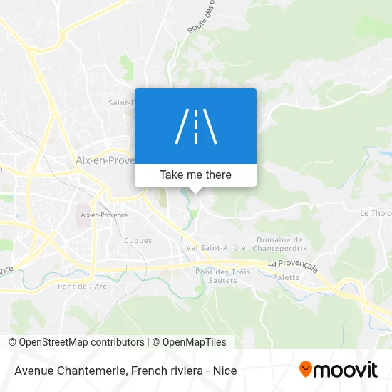 Avenue Chantemerle map