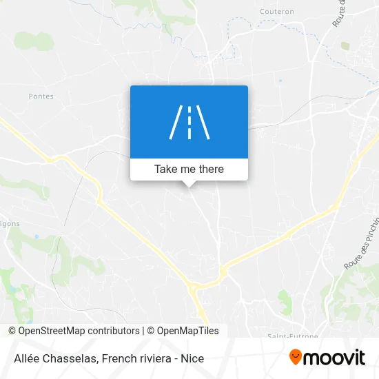 Allée Chasselas map