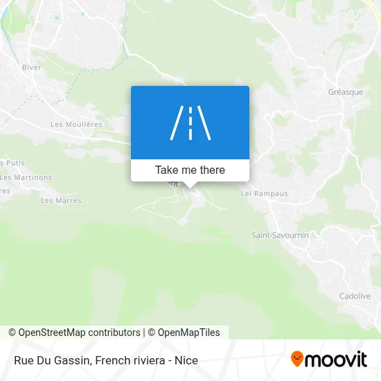 Rue Du Gassin map