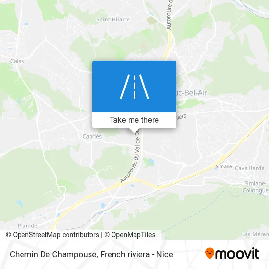 Chemin De Champouse map