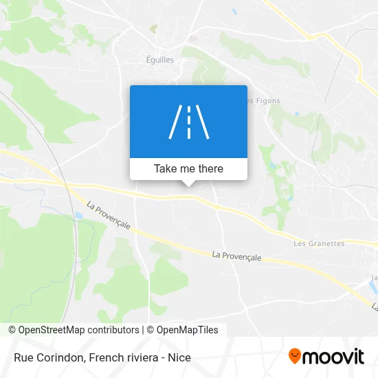 Rue Corindon map