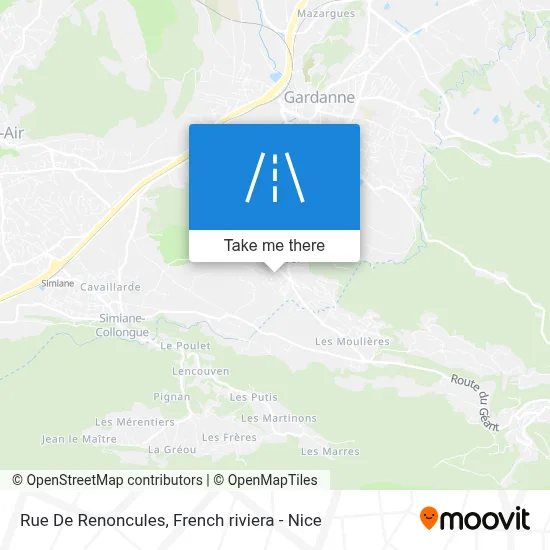 Rue De Renoncules map