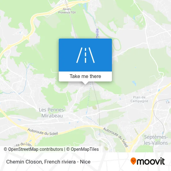 Chemin Closon map