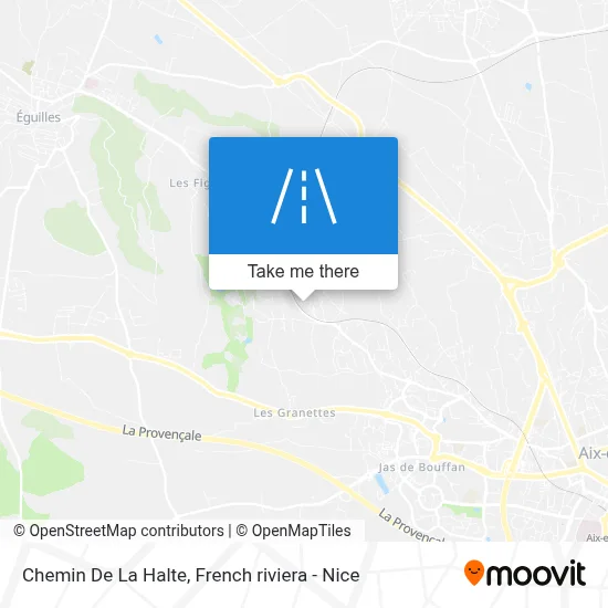 Chemin De La Halte map