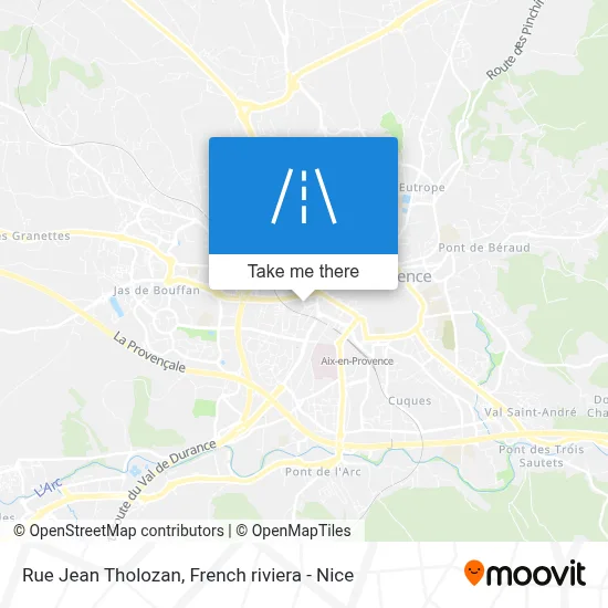 Rue Jean Tholozan map