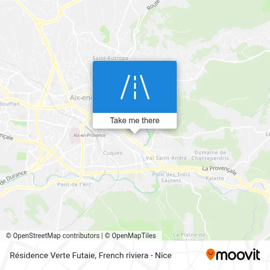 Résidence Verte Futaie map