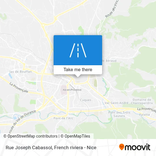 Mapa Rue Joseph Cabassol
