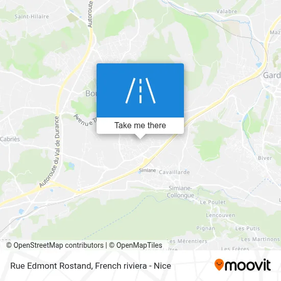 Rue Edmont Rostand map