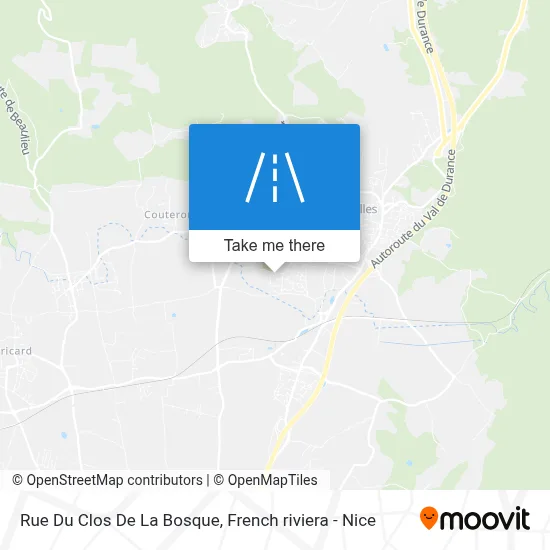 Rue Du Clos De La Bosque map