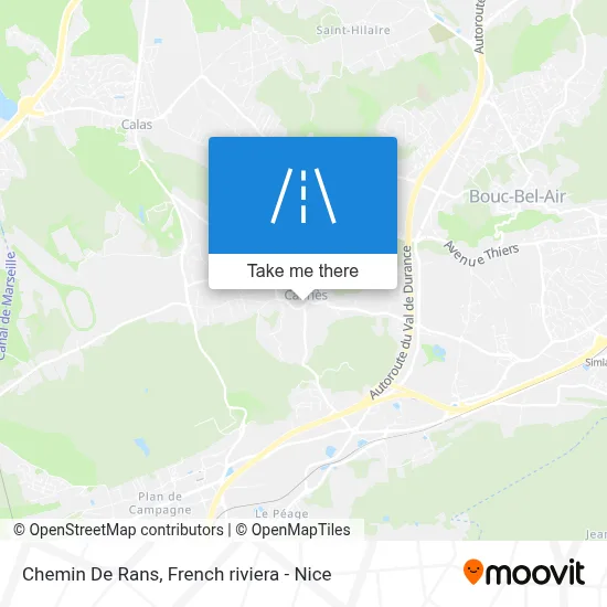 Chemin De Rans map