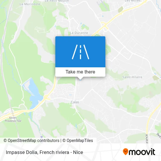 Impasse Dolia map