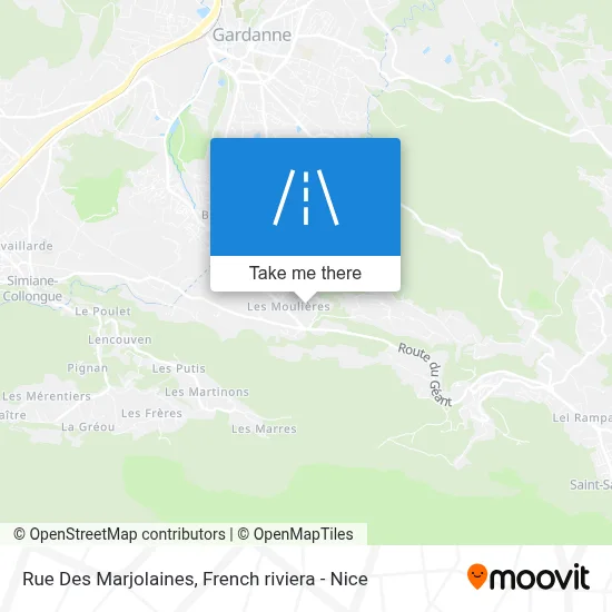 Rue Des Marjolaines map