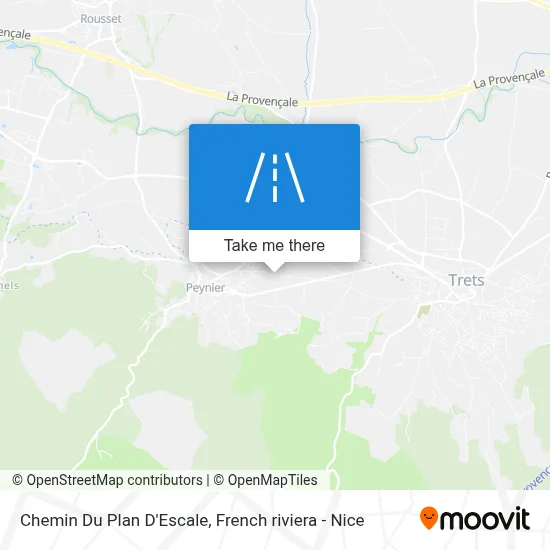 Chemin Du Plan D'Escale map