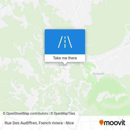 Rue Des Audiffren map