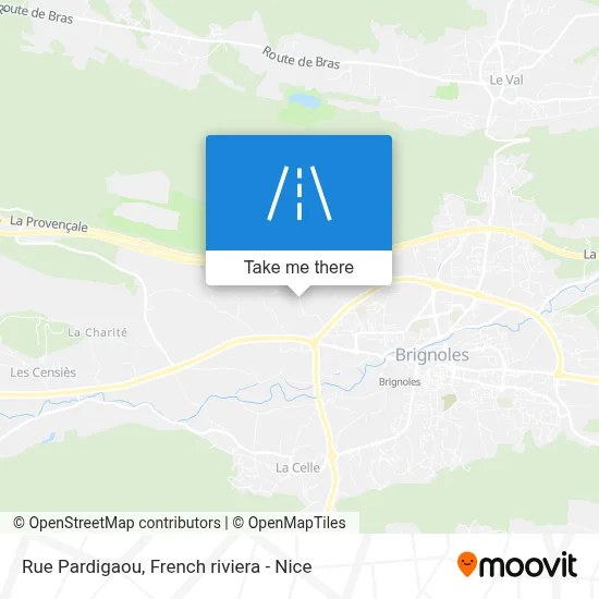 Rue Pardigaou map