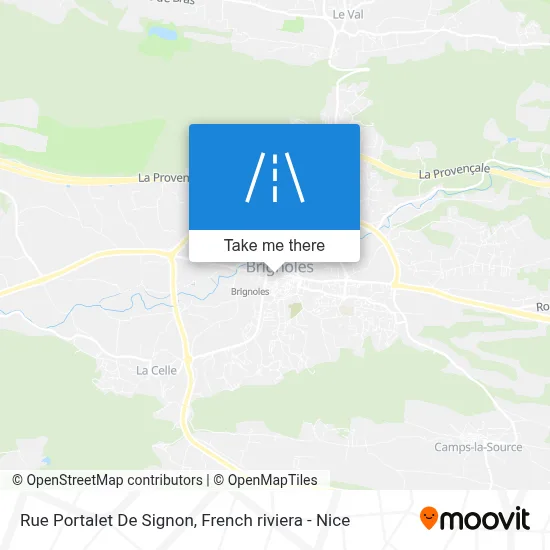 Mapa Rue Portalet De Signon