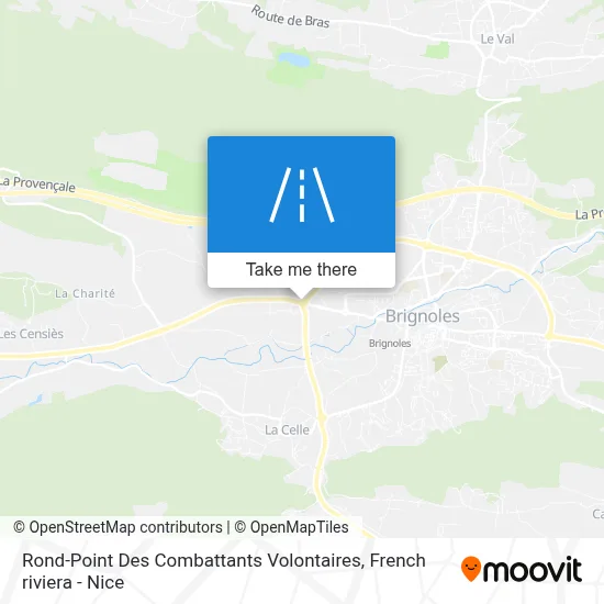 Rond-Point Des Combattants Volontaires map