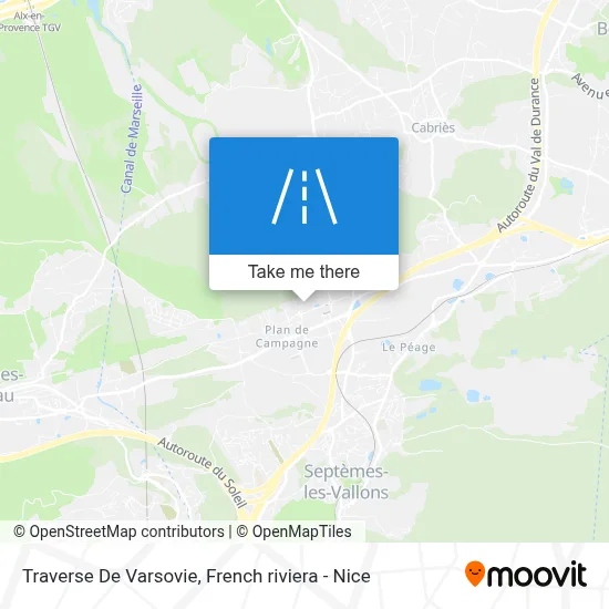 Traverse De Varsovie map