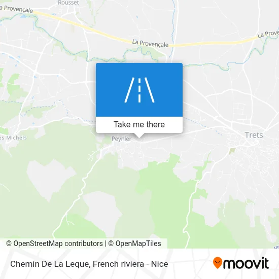 Chemin De La Leque map