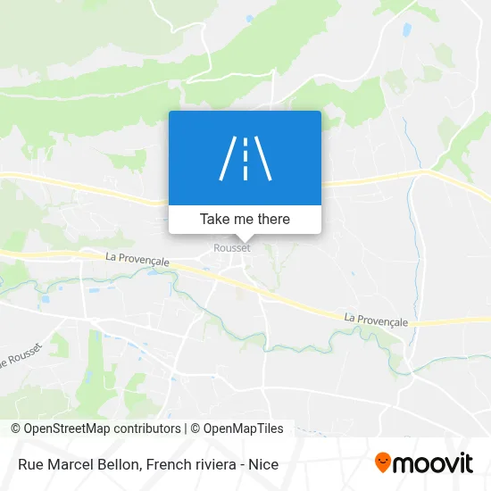 Rue Marcel Bellon map