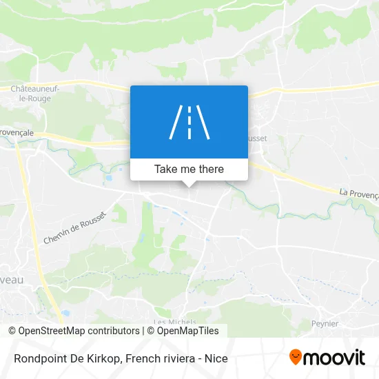 Rondpoint De Kirkop map