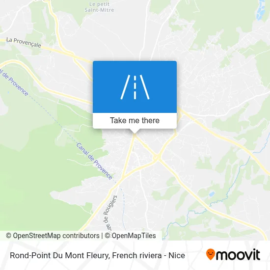 Rond-Point Du Mont Fleury map