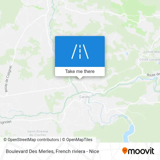 Boulevard Des Merles map