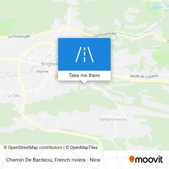 Chemin De Bardeou map
