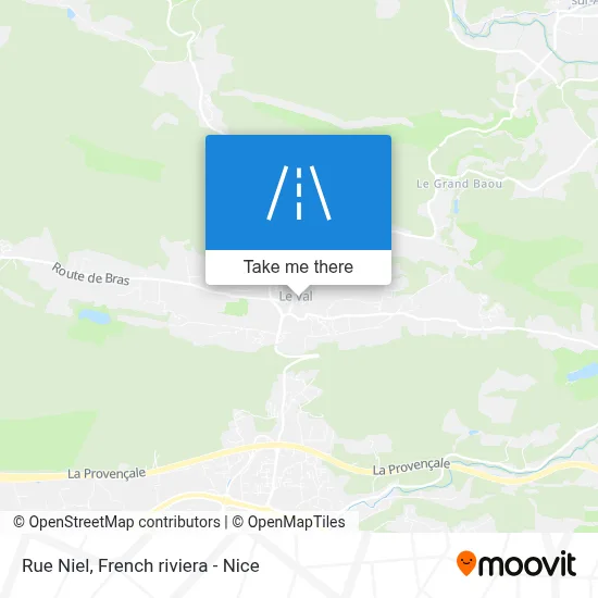 Rue Niel map