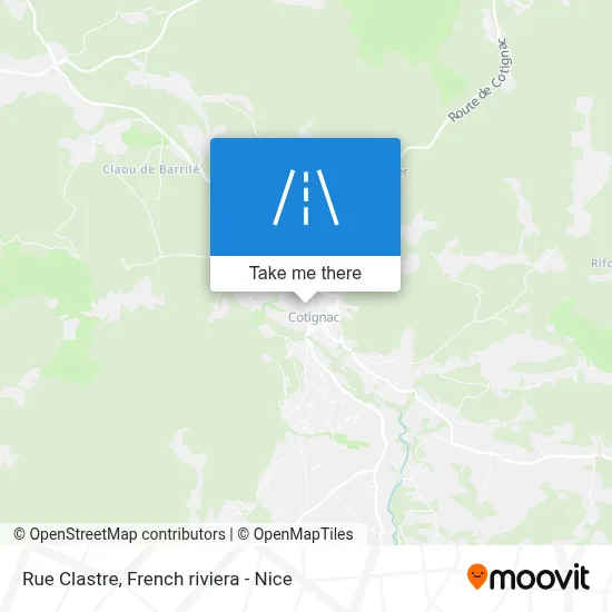 Rue Clastre map