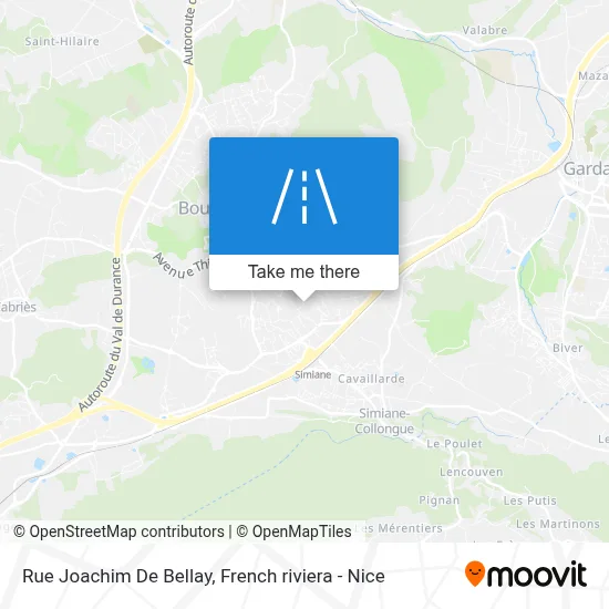Rue Joachim De Bellay map