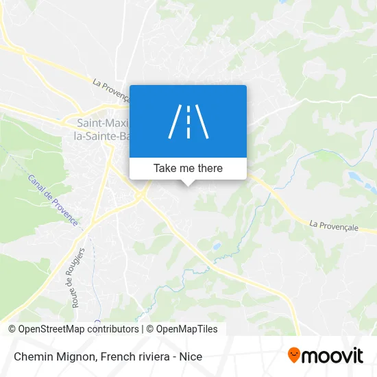 Chemin Mignon map