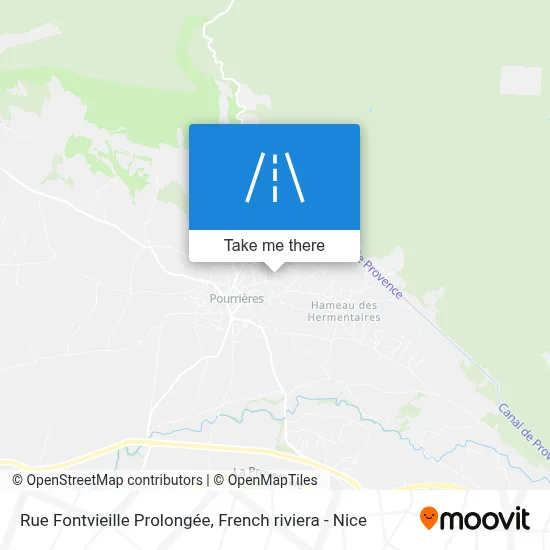 Rue Fontvieille Prolongée map