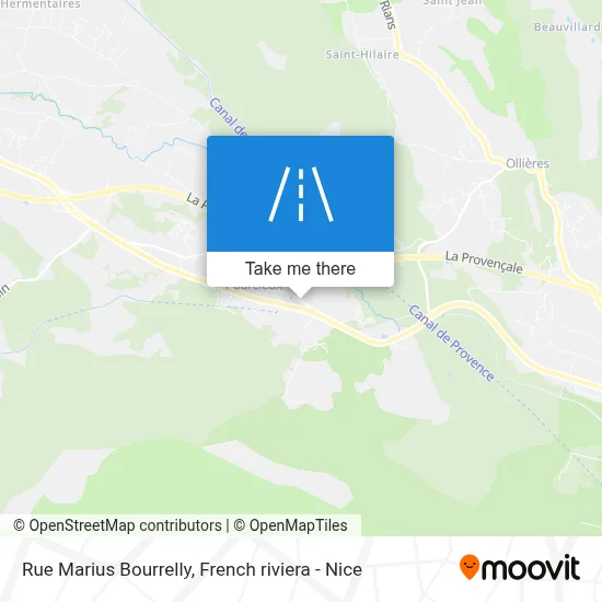 Mapa Rue Marius Bourrelly