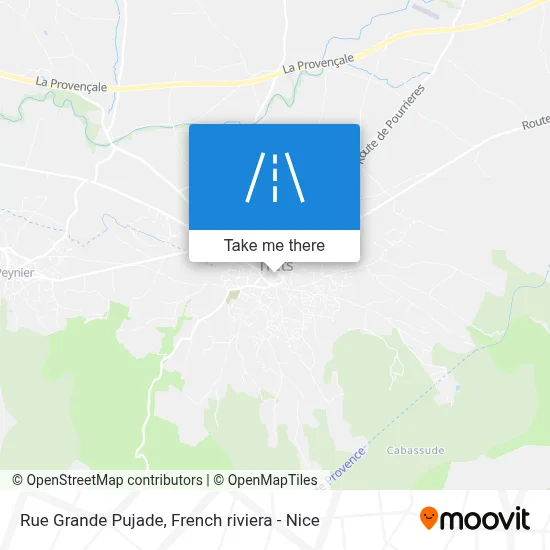 Rue Grande Pujade map
