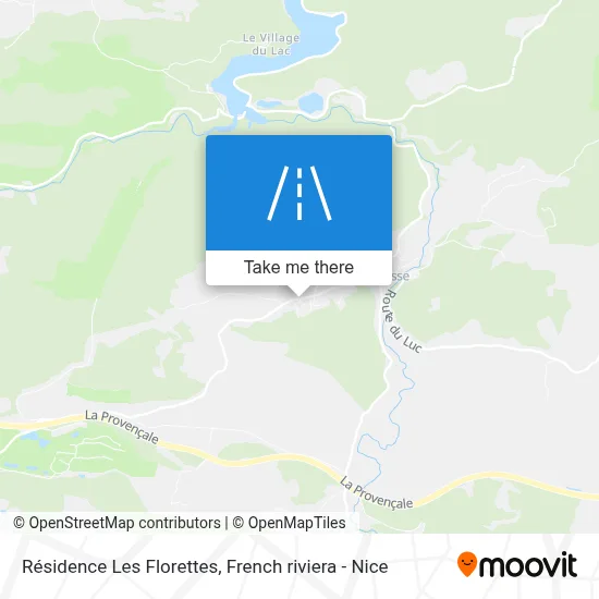 Résidence Les Florettes map