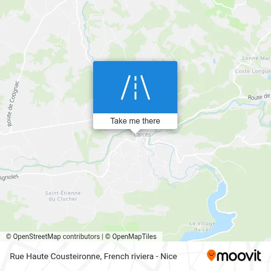 Rue Haute Cousteironne map