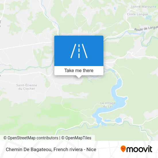Chemin De Bagateou map