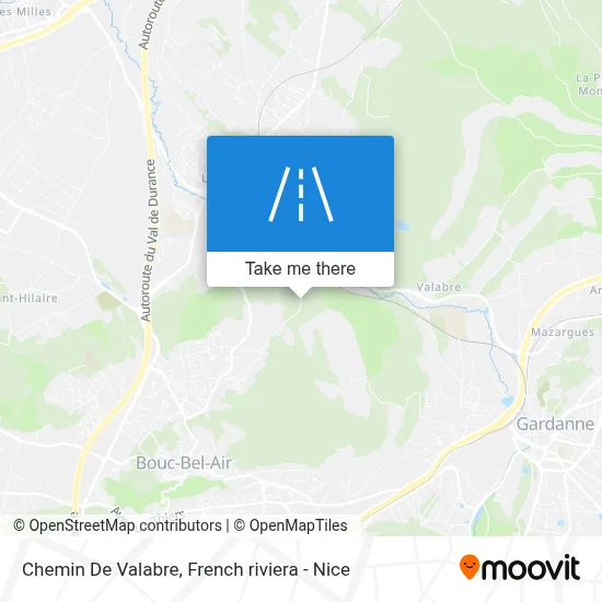 Chemin De Valabre map
