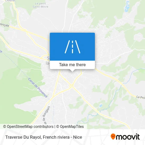 Traverse Du Rayol map