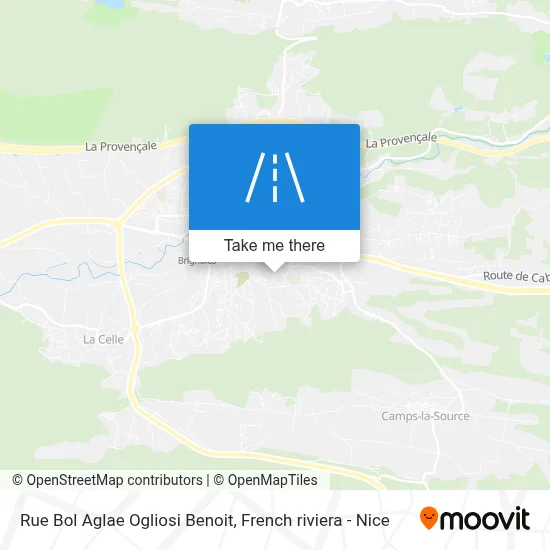 Rue Bol Aglae Ogliosi Benoit map
