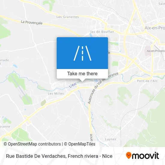 Rue Bastide De Verdaches map