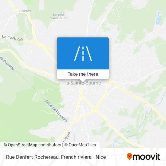 Mapa Rue Denfert-Rochereau