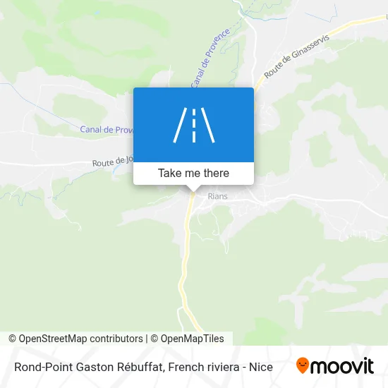 Rond-Point Gaston Rébuffat map