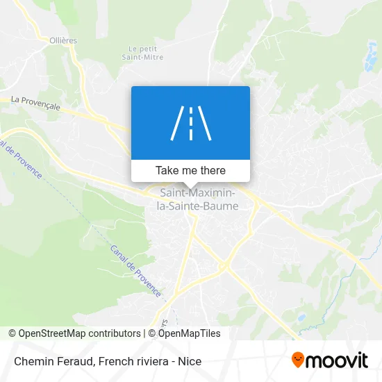 Chemin Feraud map