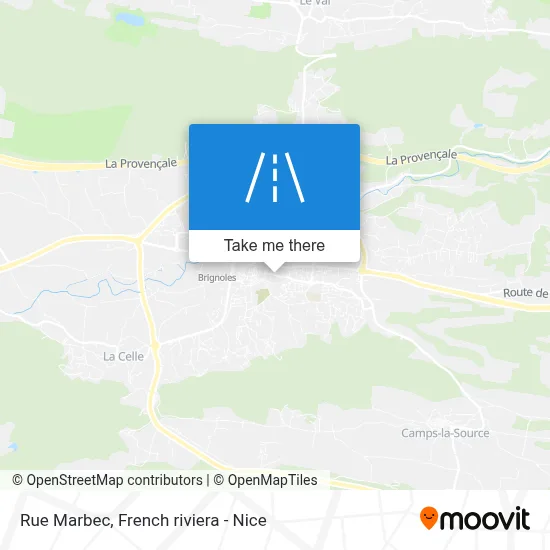 Mapa Rue Marbec