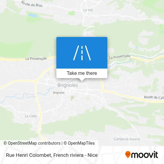 Mapa Rue Henri Colombet