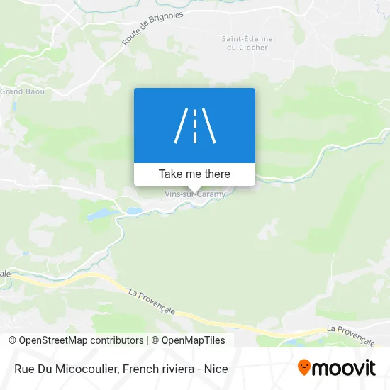 Rue Du Micocoulier map