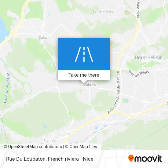 Rue Du Loubaton map