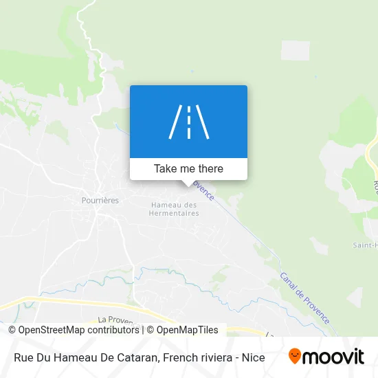 Rue Du Hameau De Cataran map